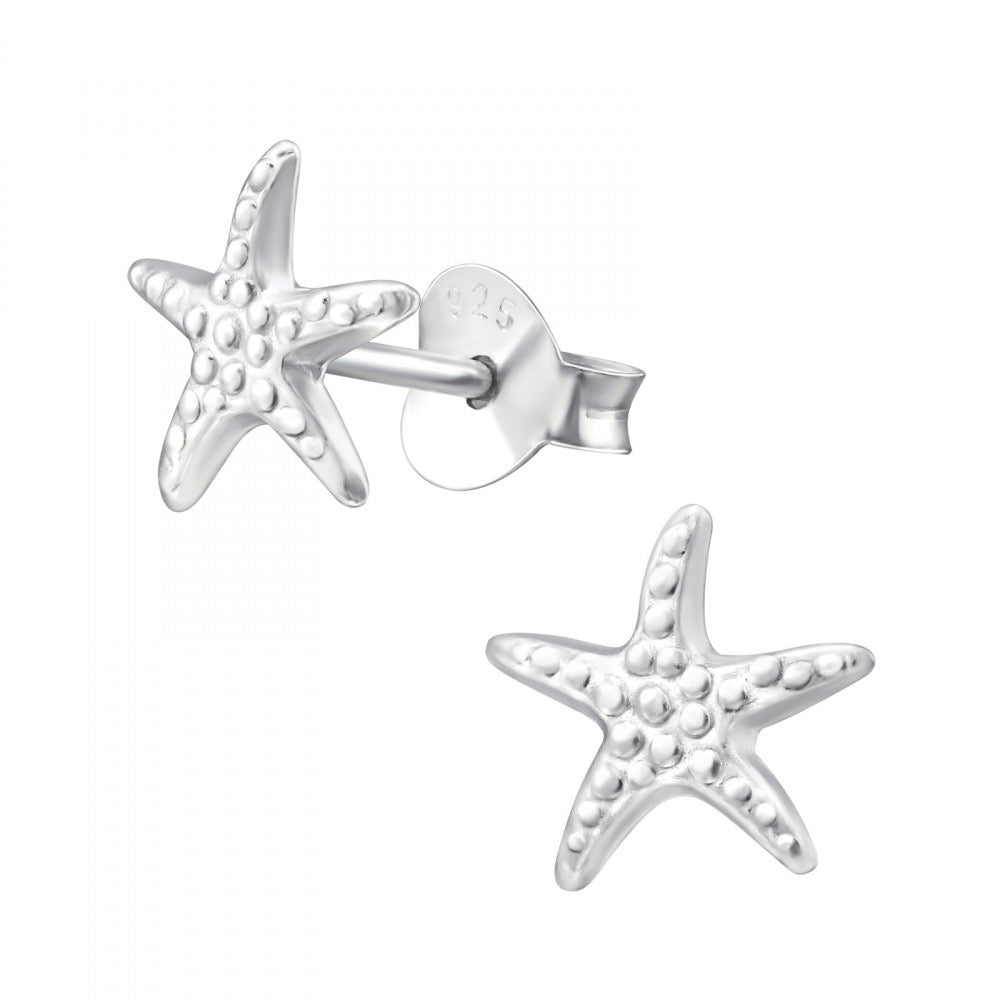 Pendientes Estrella de Mar Plata