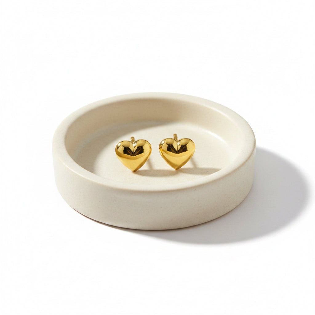 Pendientes Plata Flor Cristal