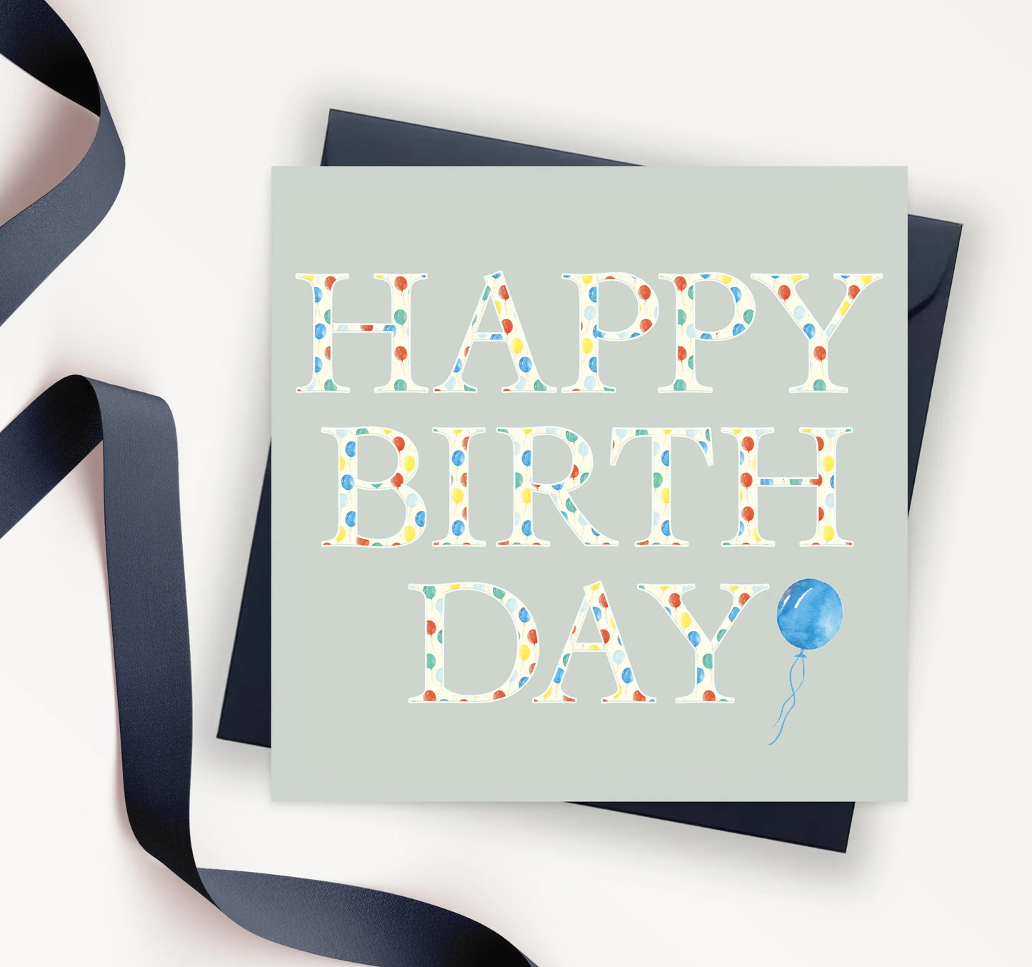 Birthday Greeting Card – Luxury Handmade Eco Friendly 15x15cm UK Wishes