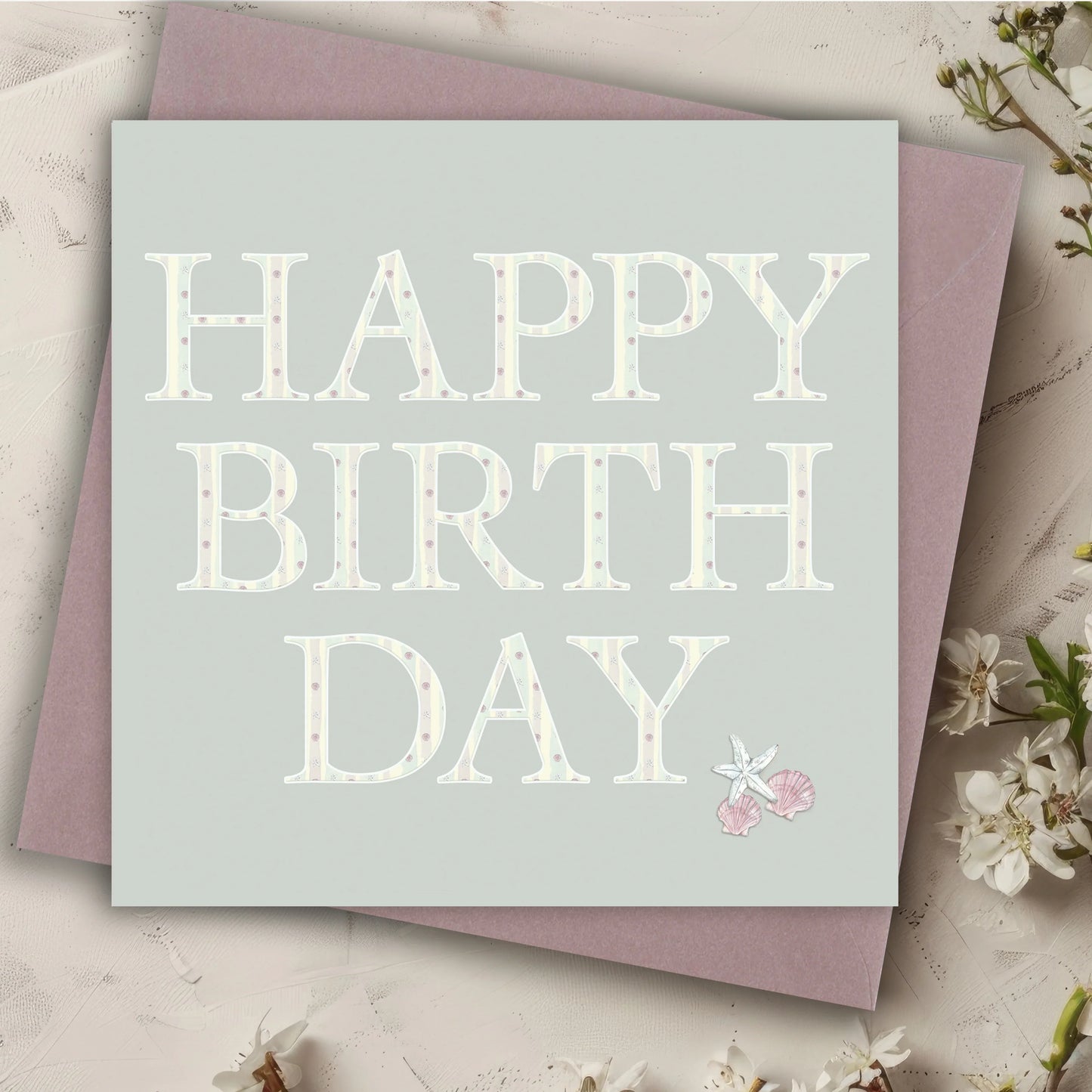 Birthday Greeting Card – Luxury Handmade Cards UK With Eco Friendly Envelope