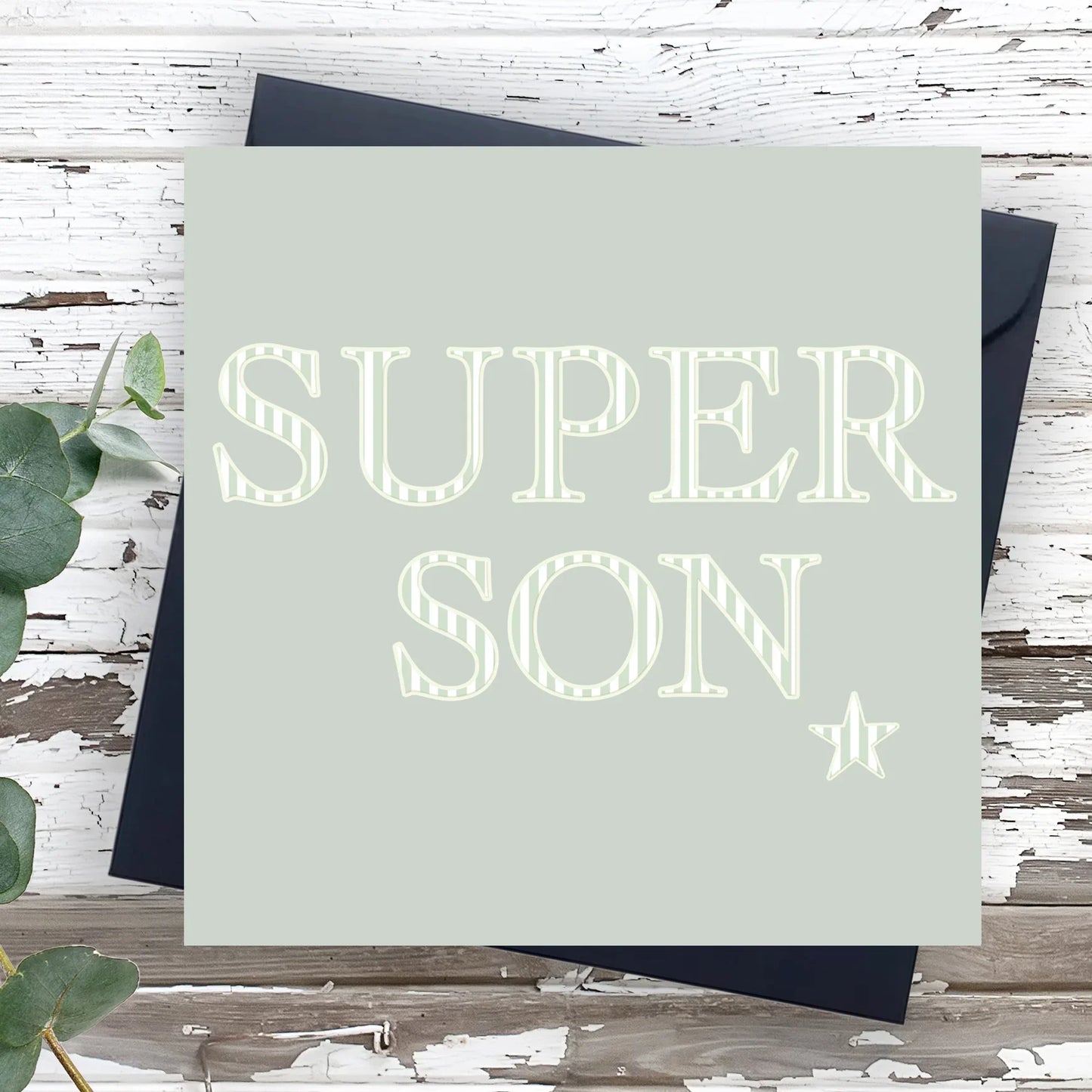 Son Letters Greeting Card-Perfect Son Birthday Greeting Card