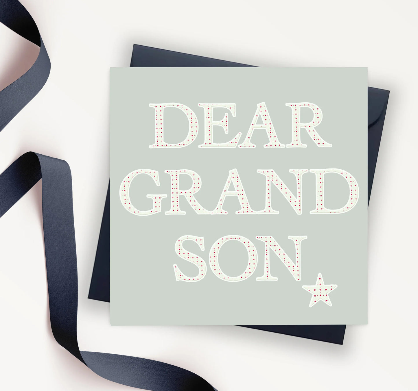 Grandson Letters Greeting Card-Perfect Grandson Birthday Greeting Card