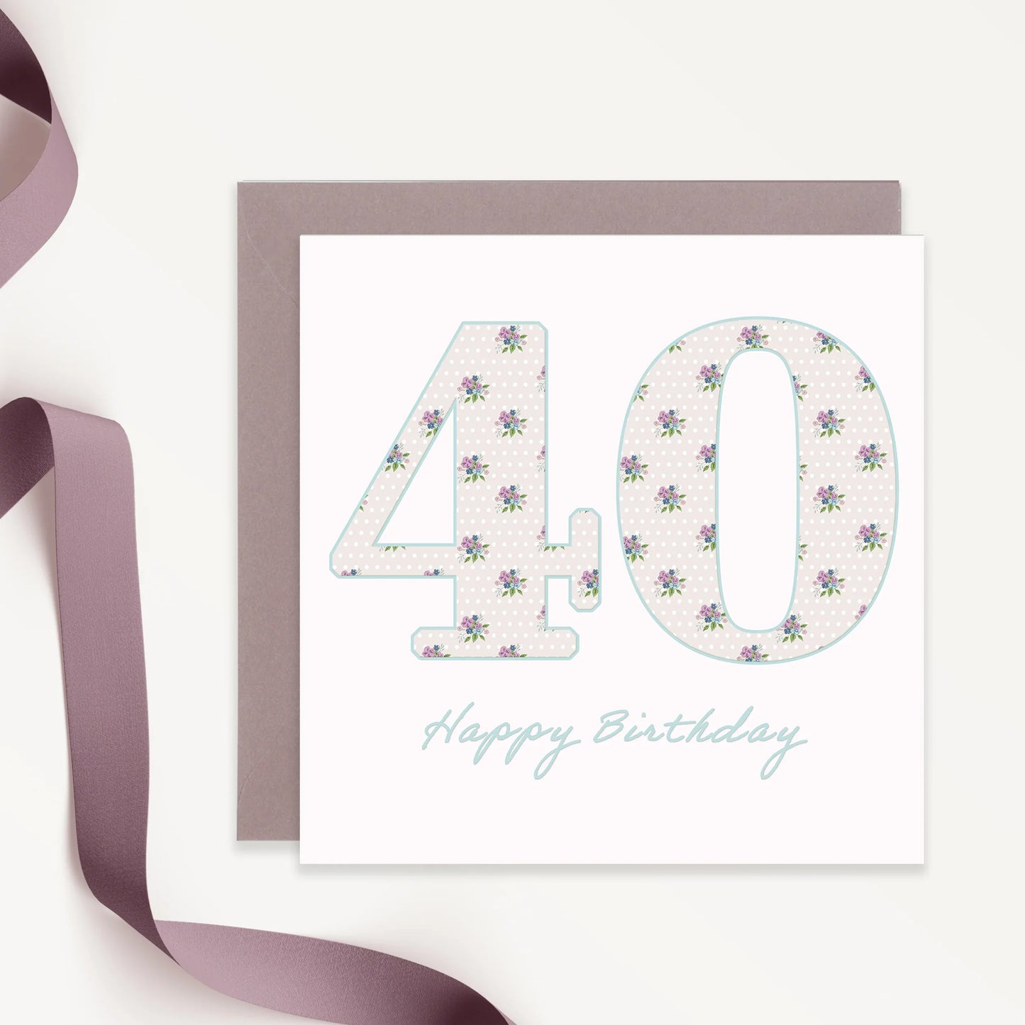 Aged 40 Greeting Card-Perfect 40th Birthday Greeting Card