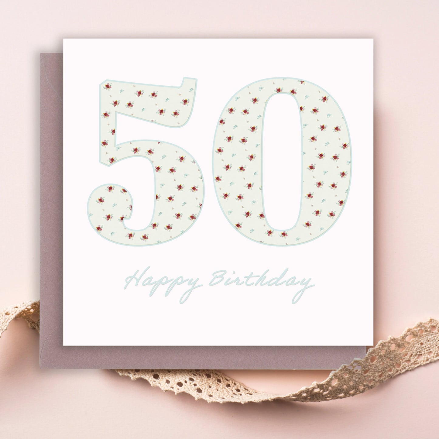 Aged 50 Greeting Card-Perfect 50th Birthday Greeting Card