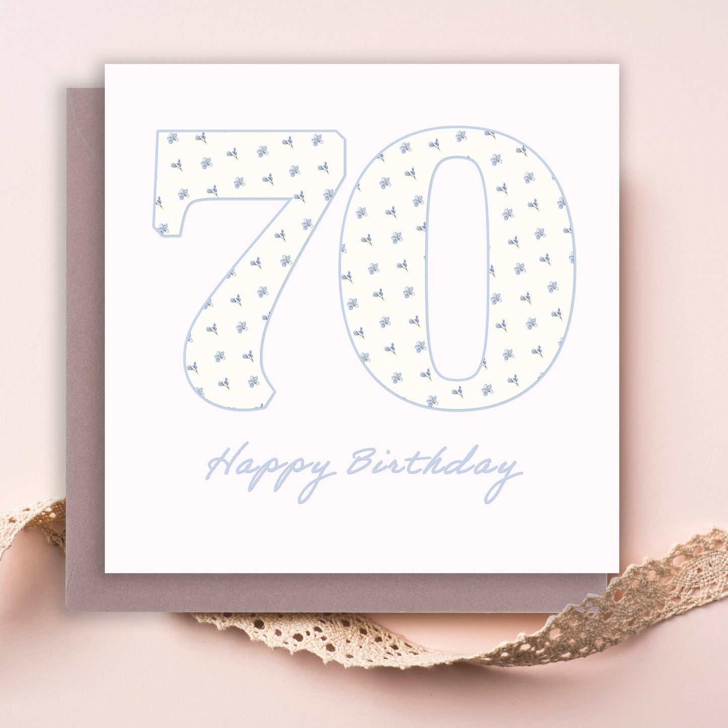 Aged 70 Greeting Card-Perfect 70th Birthday Greeting Card