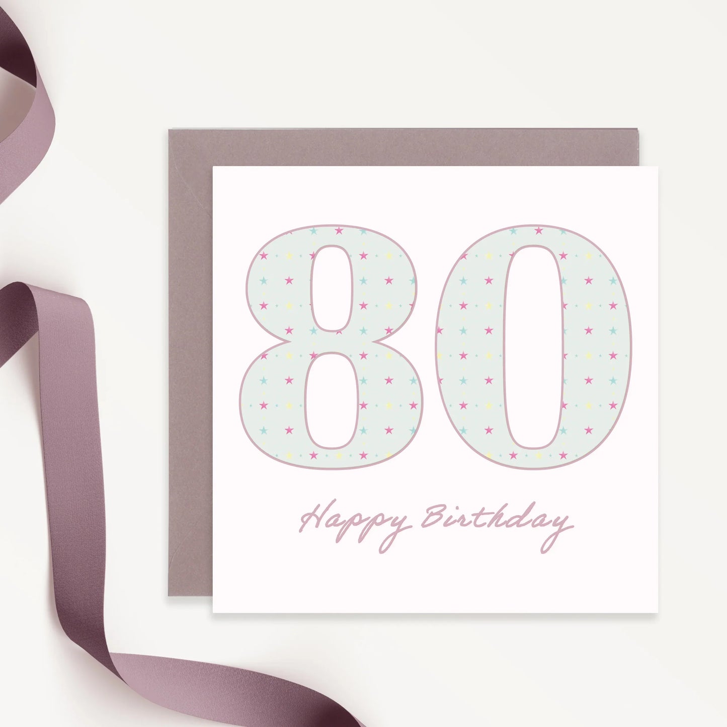 Aged 80 Greeting Card-Perfect 80th Birthday Greeting Card