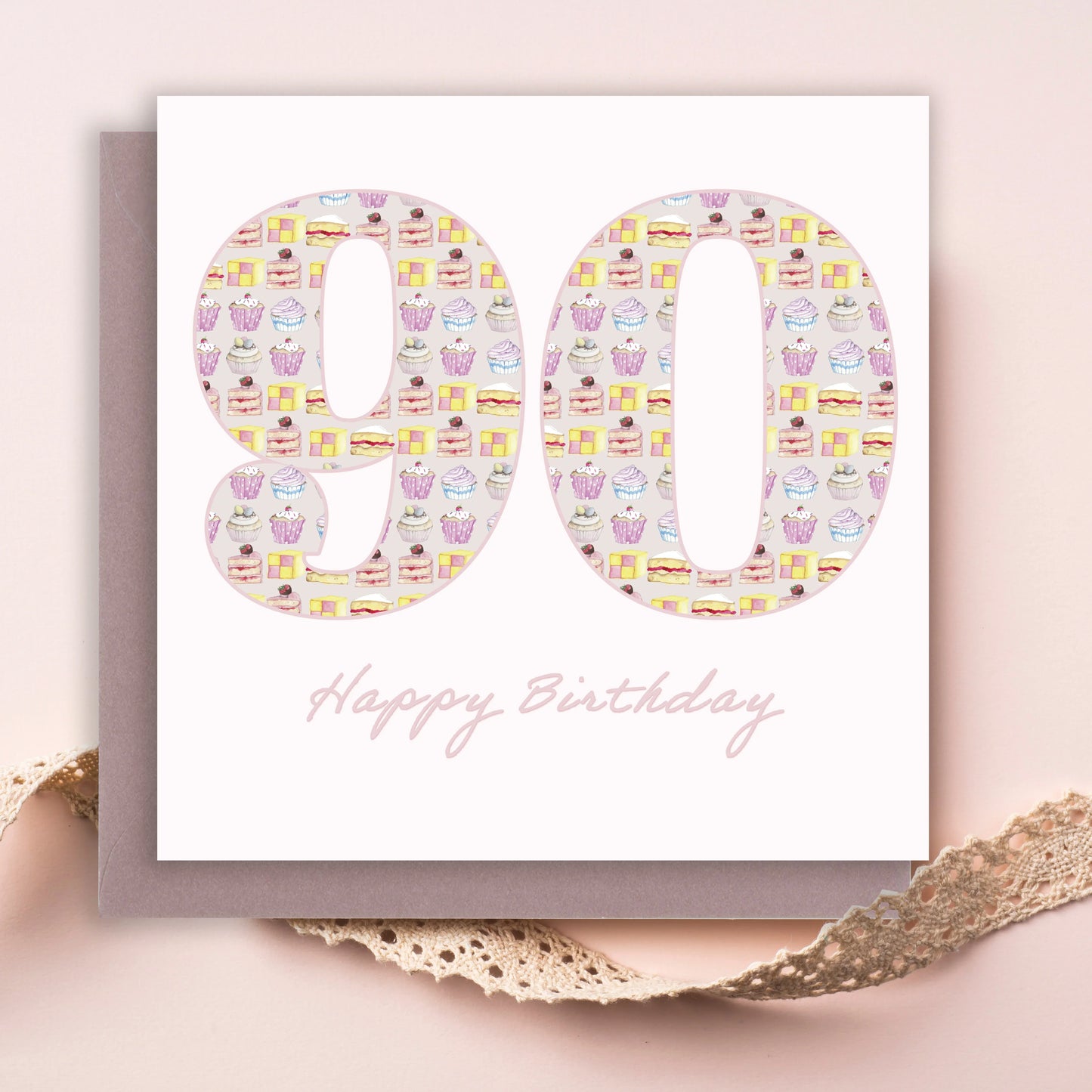 Aged 90 Greeting Card-Perfect 90th Birthday Greeting Card