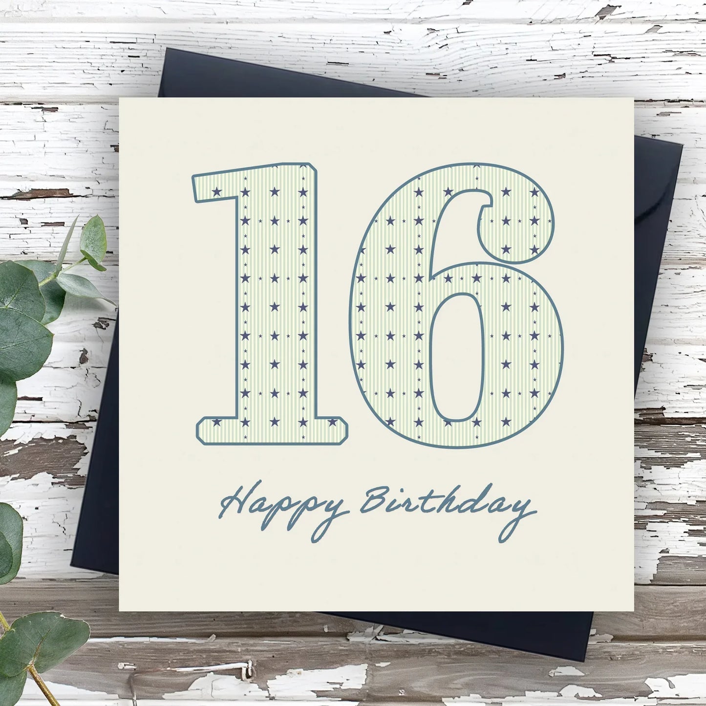 Aged 16 Greeting Card-Perfect  Male 16th Birthday Greeting Card