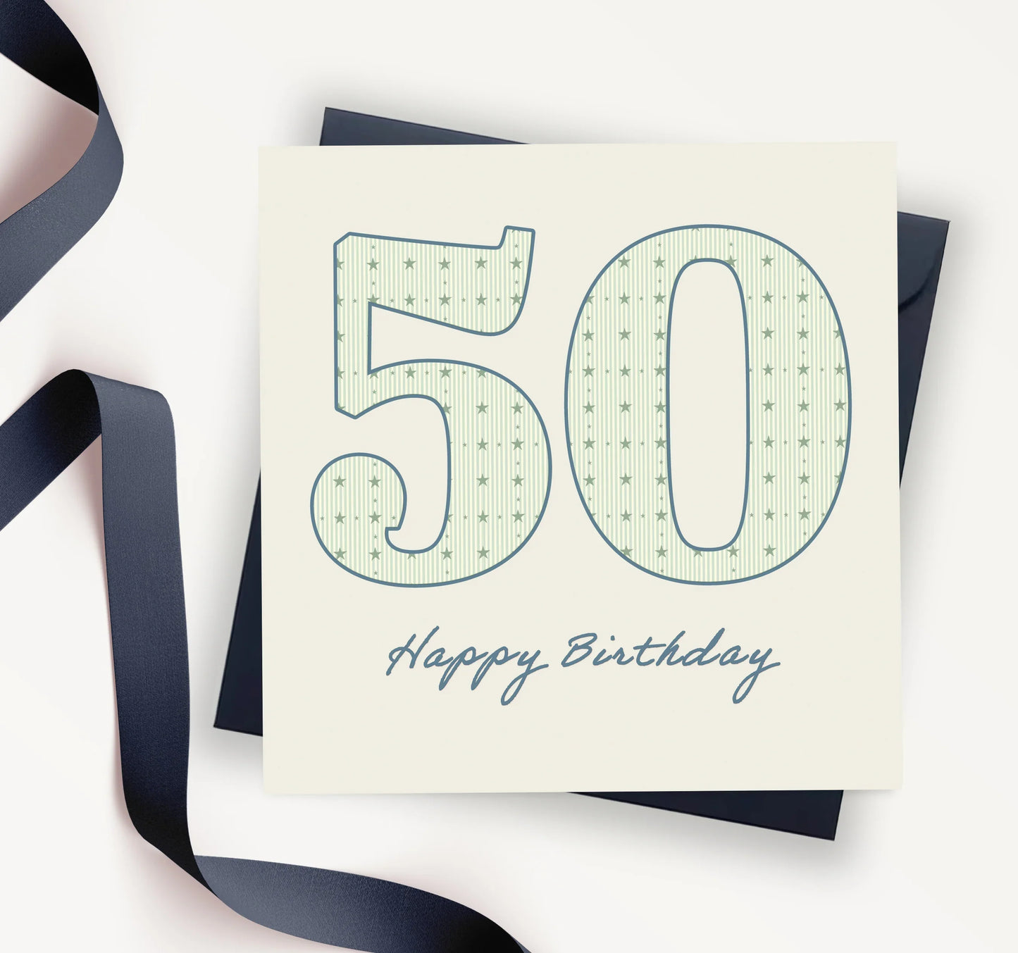 Aged 50 Greeting Card-Perfect Male 50th Birthday Greeting Card