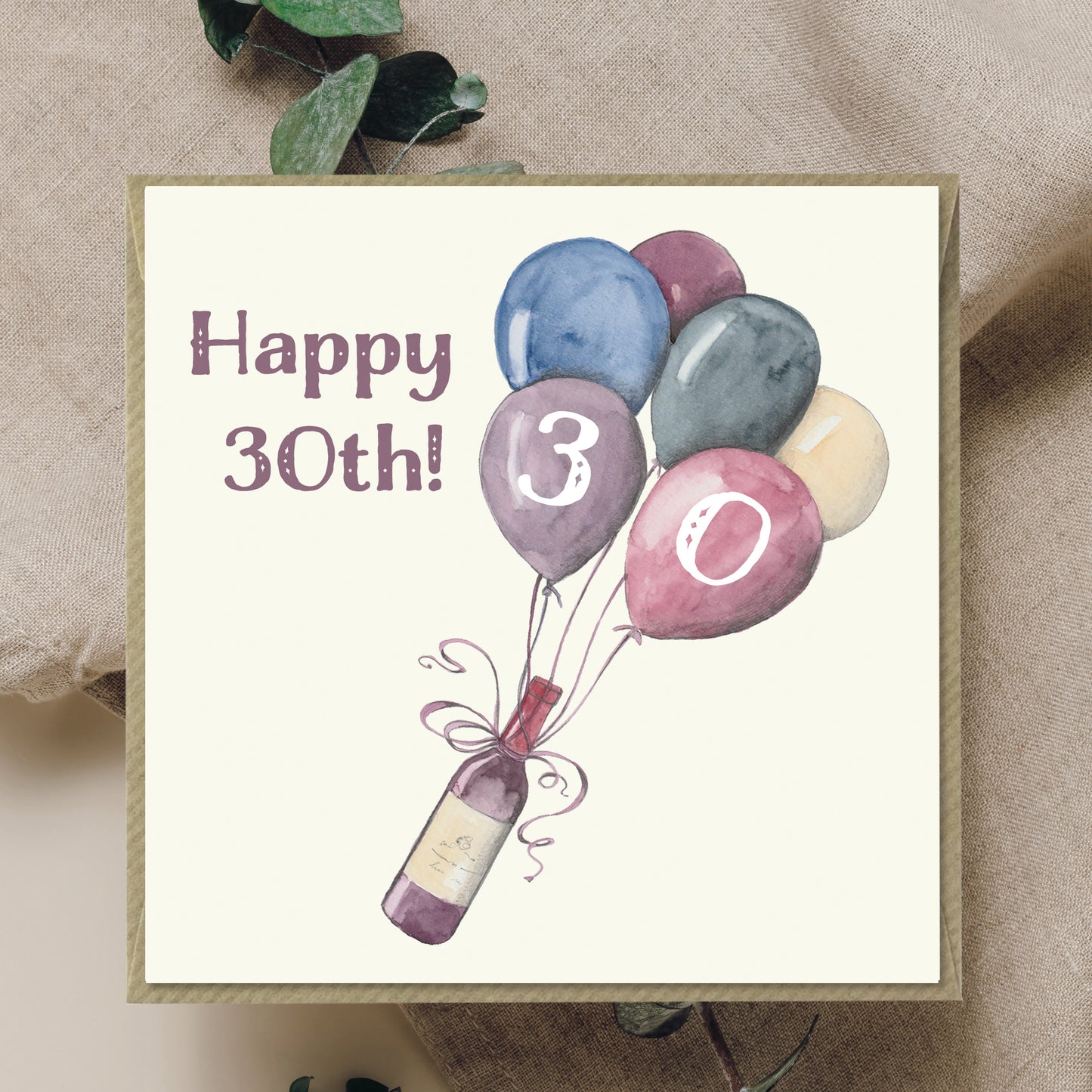 Biglietto per il 18° compleanno del vino