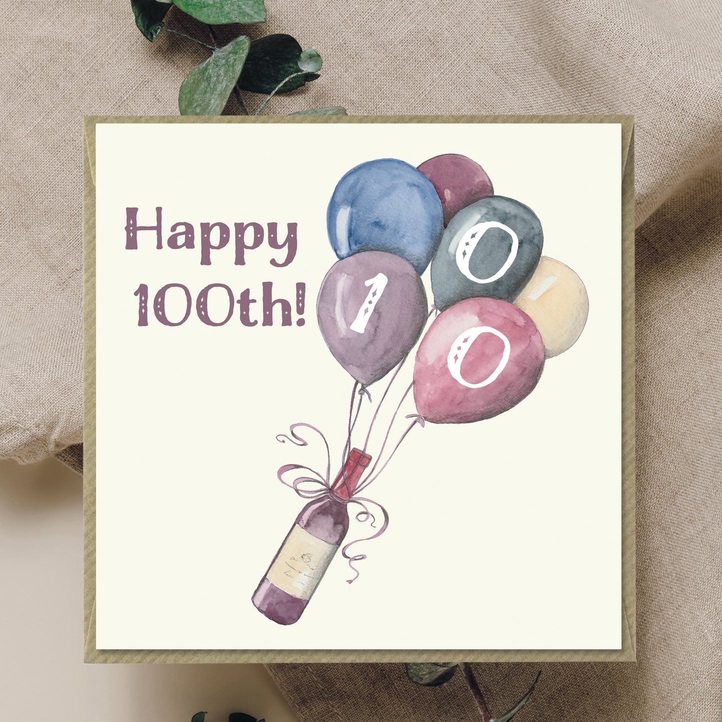 Biglietto per il 18° compleanno del vino