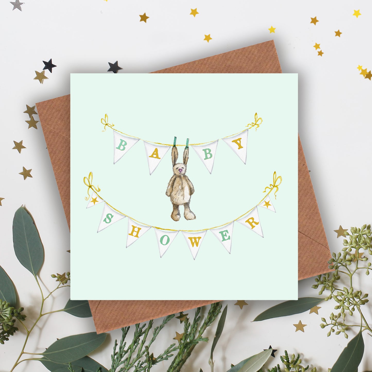 Baby Shower Greeting Card. Crumble And Core 