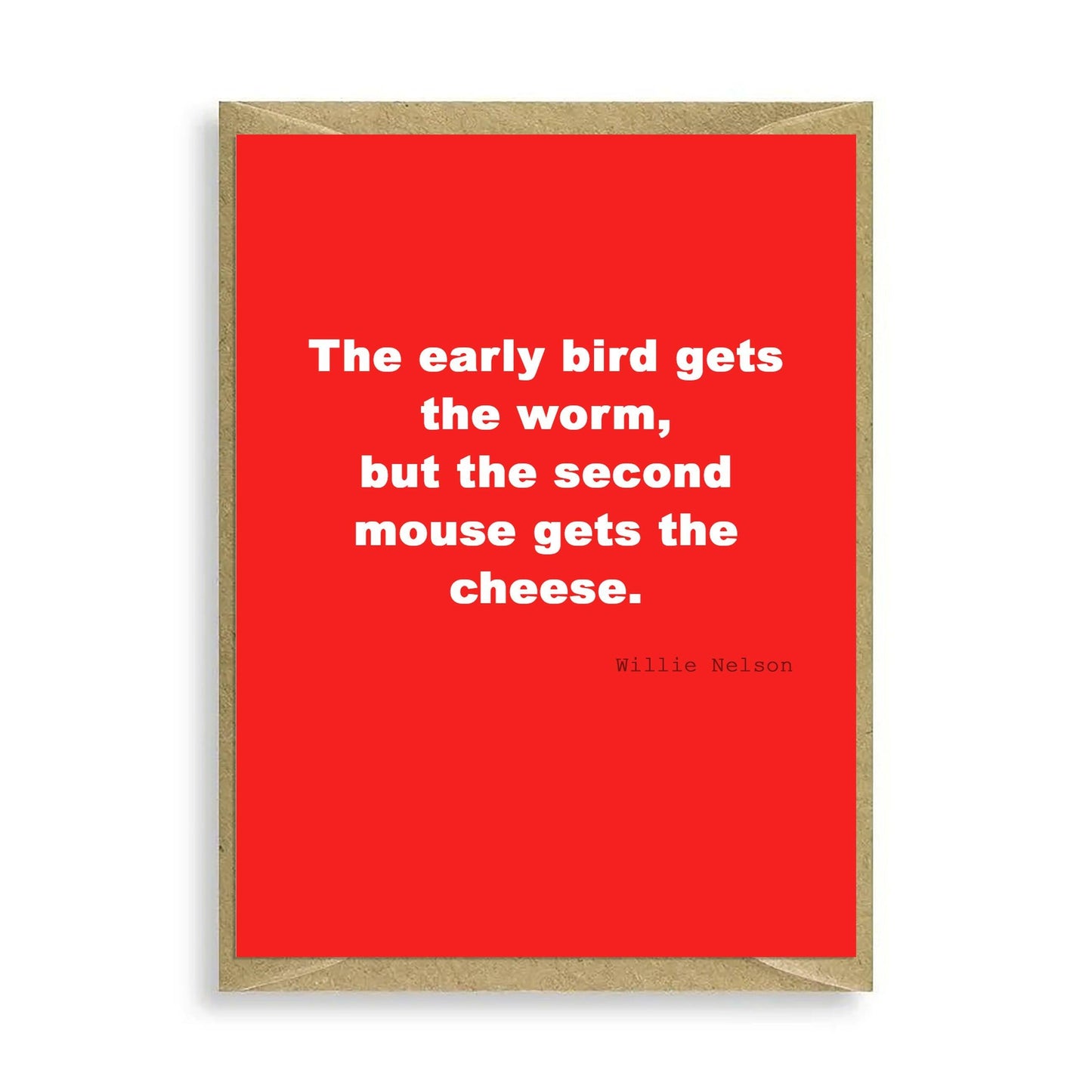 Early Bird Humorous Mini Greeting Card - Perfect for Any Occasion - Crumble and Core