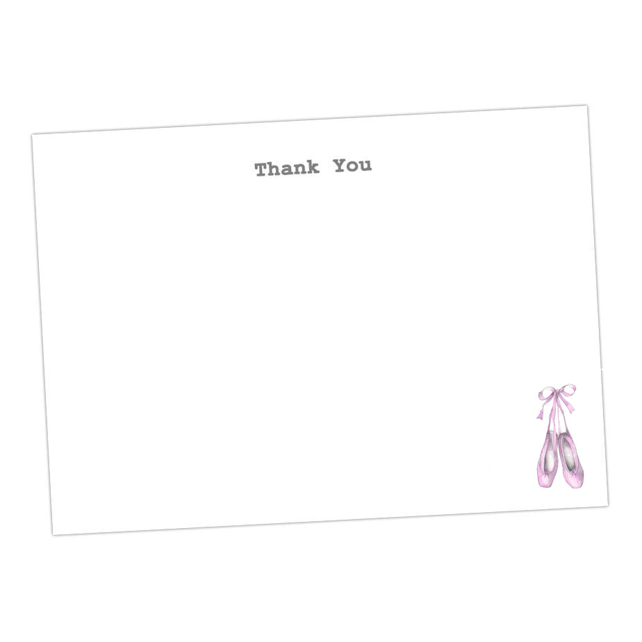 Ballet Shoe Note Cards All Products Crumble and Core   