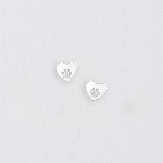 Boxed Happy Birthday Dog Silver Earring Card Earrings Crumble and Core   
