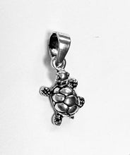 Load image into Gallery viewer, Sterling Silver Turtle Pendant Charms &amp; Pendants Crumble and Core   
