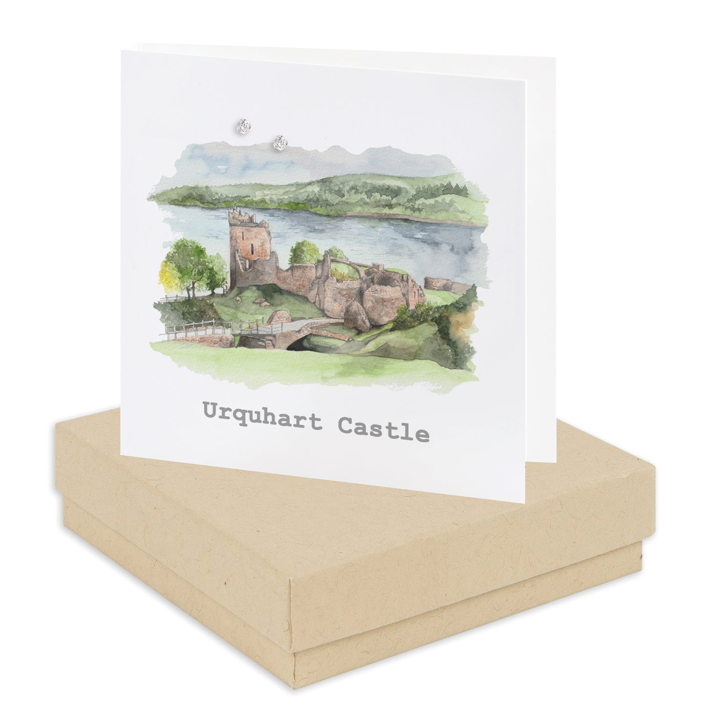 Urquhart Castle Earring Card Earrings Crumble and Core   
