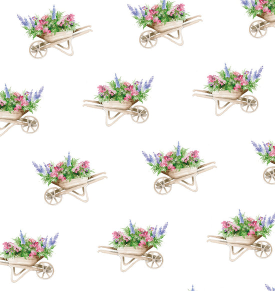 Wheelbarrow Gift Wrapping Gift Wrap & Tag Pack Wrapping Paper Crumble and Core   