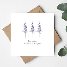 Load image into Gallery viewer, Larkspur Card
