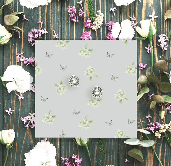 Silver Stud Earrings – Lightweight 925 Sterling Silver Hypoallergenic Studs - Crumble and Core