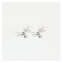 Load image into Gallery viewer, Scissor Silver Ear Studs Earrings Crumble and Core   
