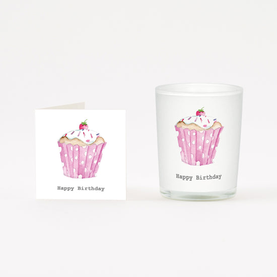 Cupcake Boxed Candle and Card Candles Crumble and Core   