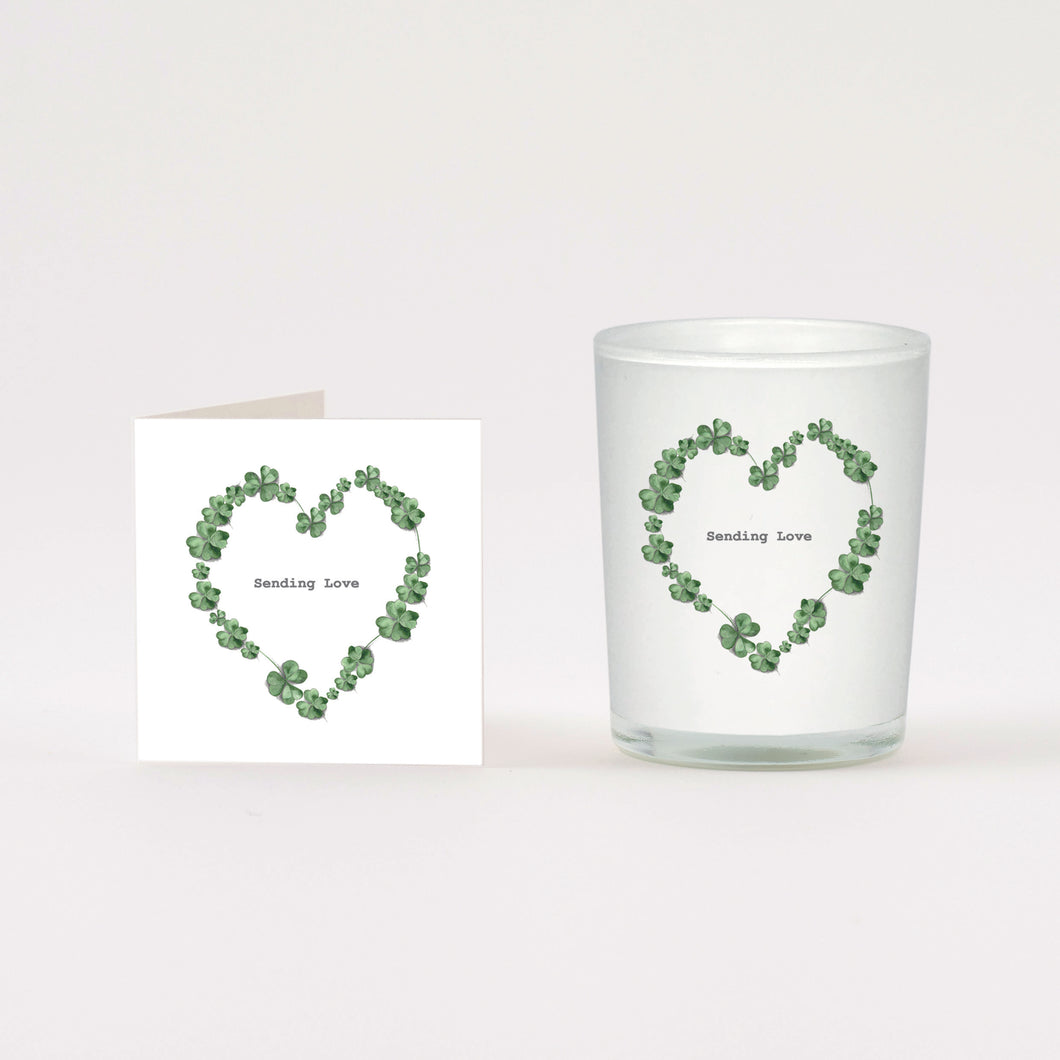 Shamrock Boxed Candle and Card Crumble & Core