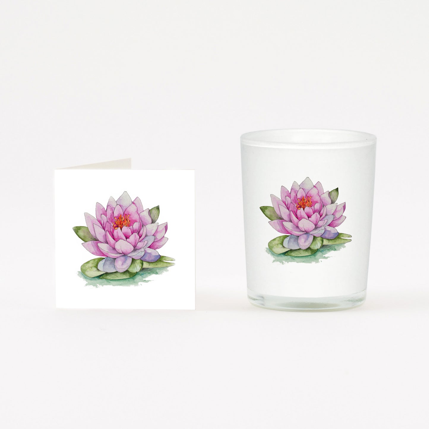 Lotus Boxed Candle and Card Candles Crumble and Core   