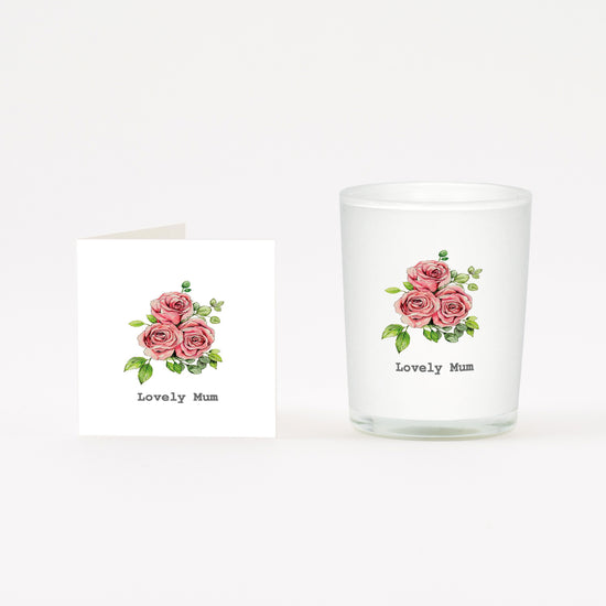 Mothers Rose Boxed Candle and Card Candles Crumble and Core   