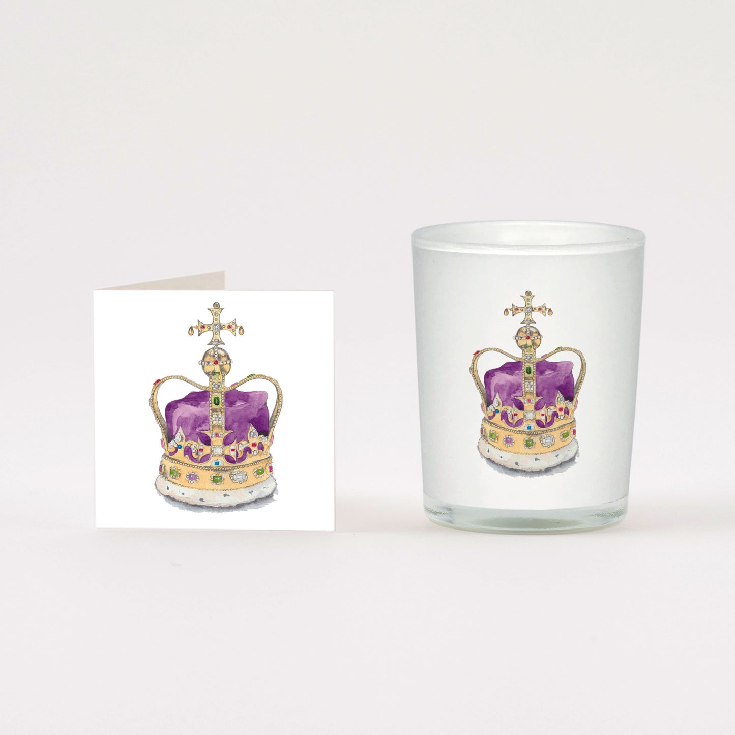Coronation Crown Candle and Card Candles Crumble and Core   