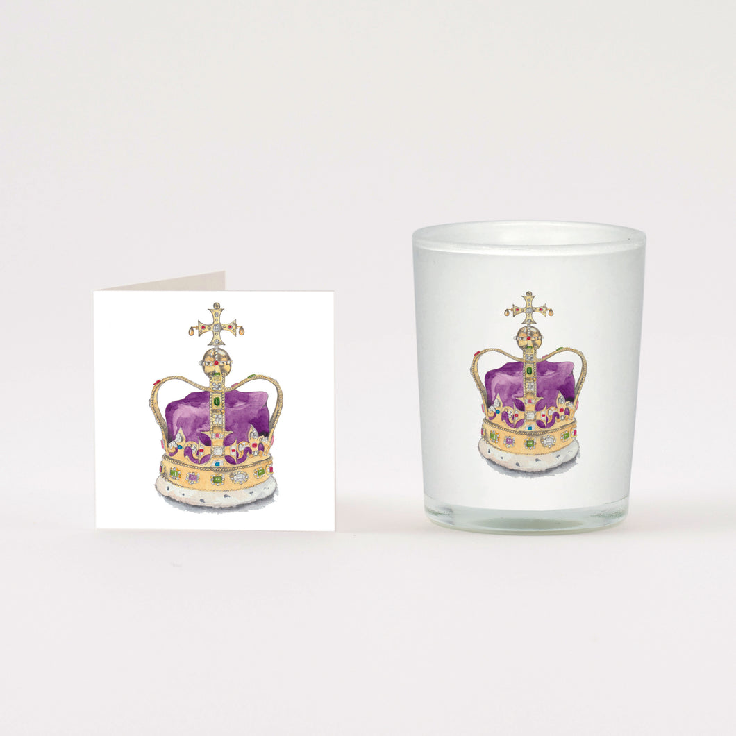Coronation Crown Candle and Card Candles Crumble and Core   