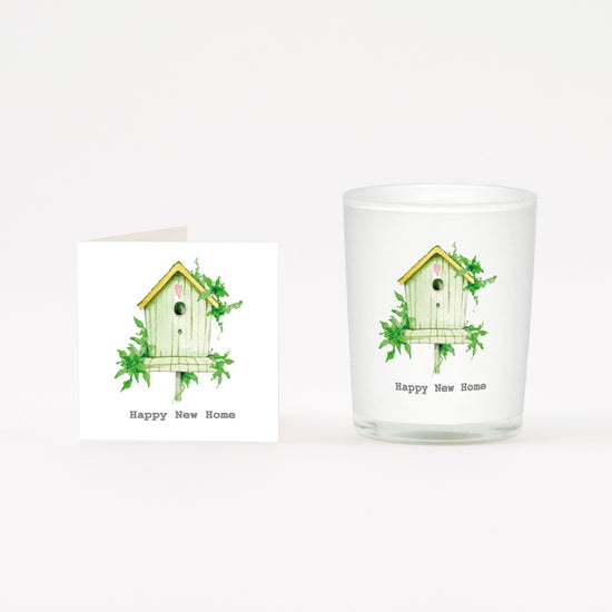 New Home Birdhouse Boxed Candle and Card Candles Crumble and Core   