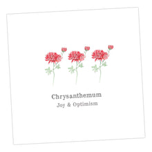Load image into Gallery viewer, Chrysanthemum Greeting  Card Greeting &amp; Note Cards Crumble and Core 12 x 12 cm  
