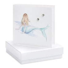 Load image into Gallery viewer, Boxed Mermaid Earring Card Crumble and Core Crumble &amp; Core
