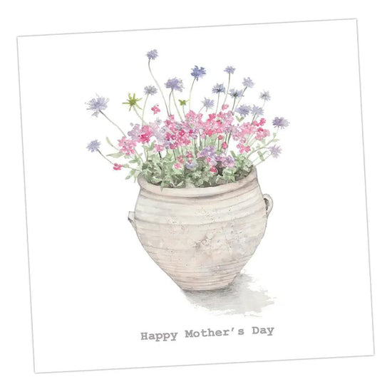 Terracota Pot Mother's Day Card Greeting & Note Cards Crumble and Core 12 x 12 cm  
