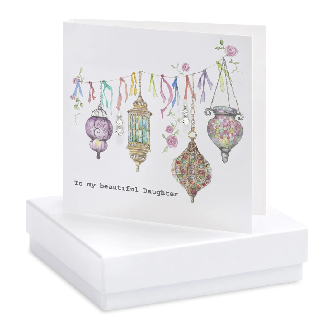 Boxed Earring Card Crumble and Core Crumble & Core Moroccan Beautiful Daughter