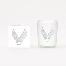 Load image into Gallery viewer, Angel Wings Boxed Candle and Card Crumble &amp; Core
