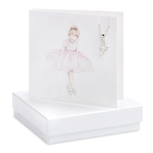 Load image into Gallery viewer, Boxed Ballerina Necklace Card Necklaces Crumble and Core White  
