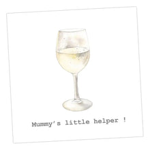 Load image into Gallery viewer, Mummy&#39;s little helper Card Greeting &amp; Note Cards Crumble and Core 12 x 12 cm  
