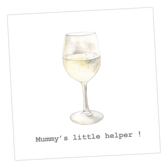 Mummy's little helper Card Greeting & Note Cards Crumble and Core 12 x 12 cm  