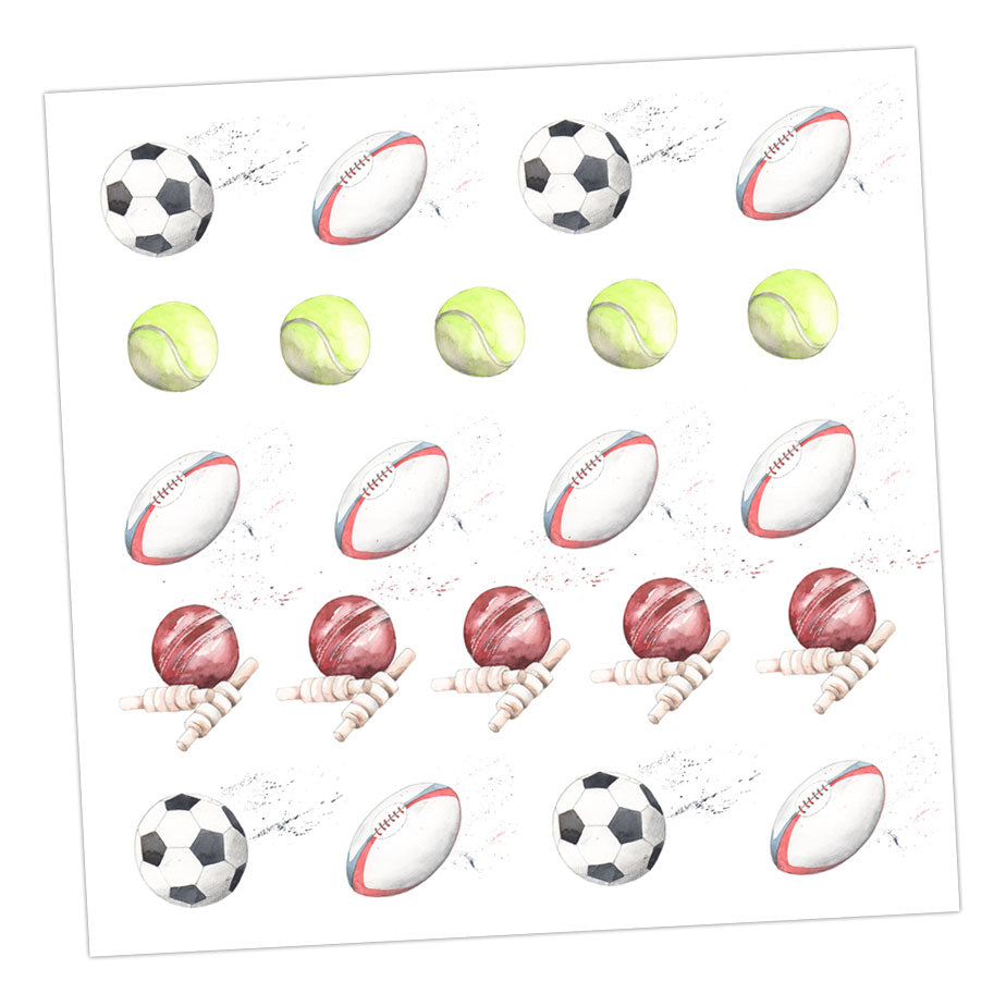 Sporty Blank Card Greeting & Note Cards Crumble and Core 15 x 15 cm  