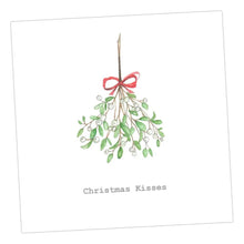 Load image into Gallery viewer, Mistletoe  Christmas Card Greeting &amp; Note Cards Crumble and Core 12 x 12 cm  
