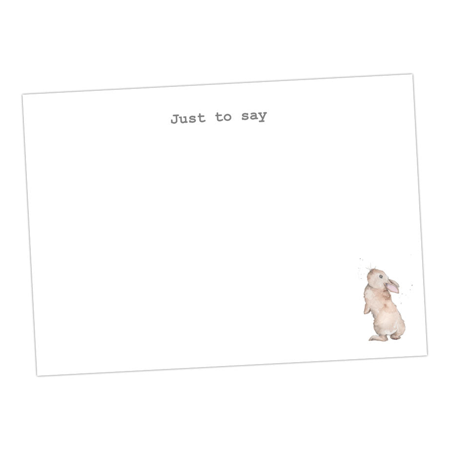 Bertie Bunny Note Cards All Products Crumble and Core   