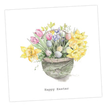 Load image into Gallery viewer, Easter Basket Greeting Card Greeting &amp; Note Cards Crumble and Core 12 x 12 cm  
