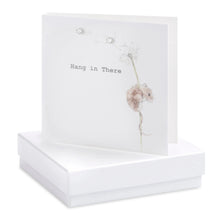 Carica l&#39;immagine nel visualizzatore di Gallery, Boxed Earring Card Mouse Hang in there Earrings Crumble and Core White  
