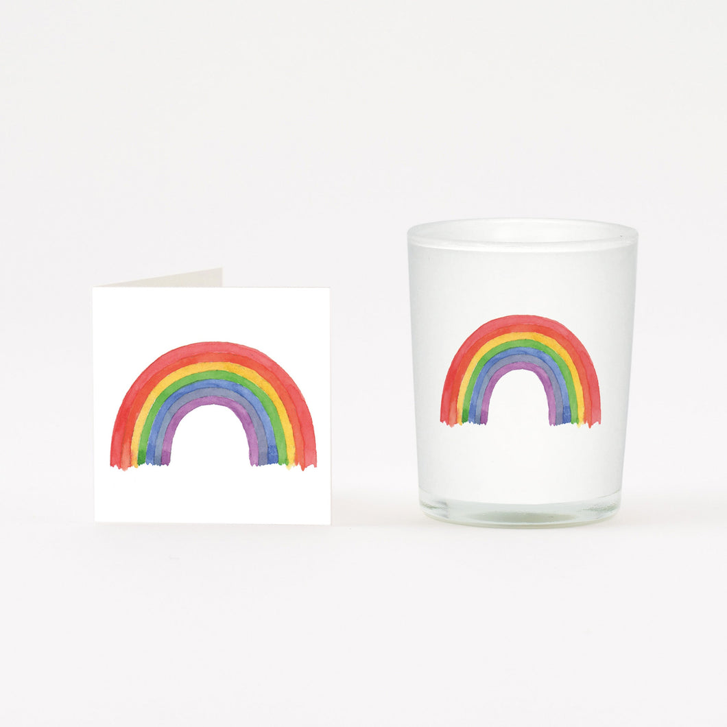 Rainbow Boxed Candle and Card Crumble & Core