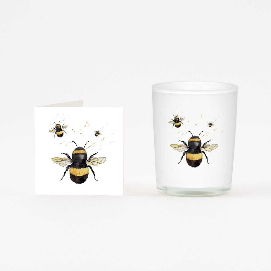 Bumble Bee Boxed Candle & Card Crumble & Core
