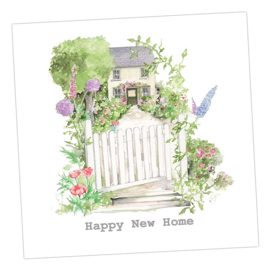 Country Cottage New Home Greeting Card Greeting & Note Cards Crumble and Core 12 x 12 cm  