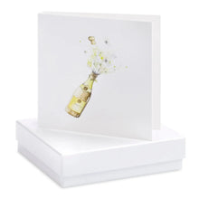 Carica l&#39;immagine nel visualizzatore di Gallery, Boxed Champagne Earring Card Earrings Crumble and Core White  
