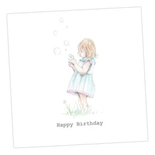 Load image into Gallery viewer, Bubbles Birthday Greeting Card Greeting &amp; Note Cards Crumble and Core 12 x 12 cm  
